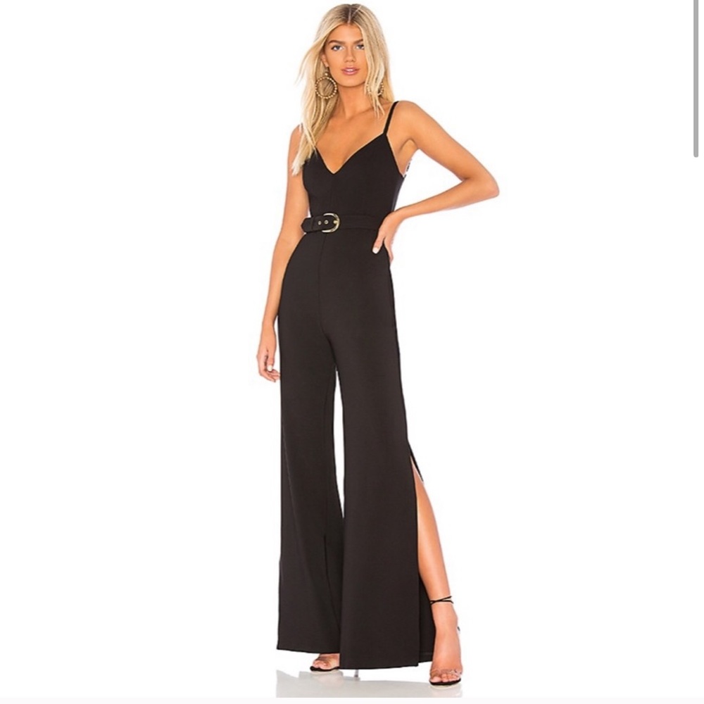 Revolve Nookie Black Jumpsuit XS